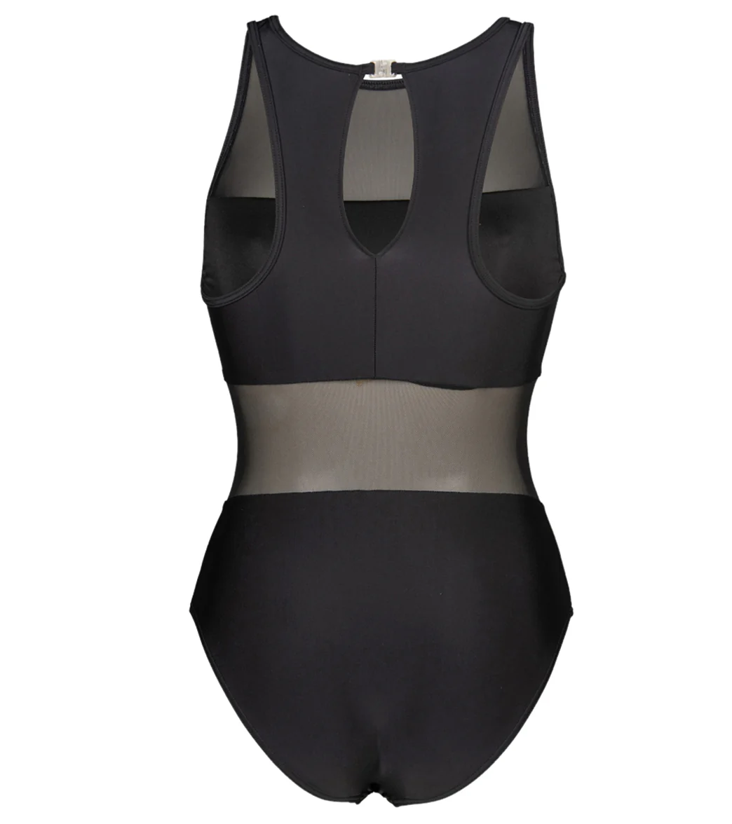 Arena Women's Mesh Panels Vent Back One Piece Swimsuit - Image 10