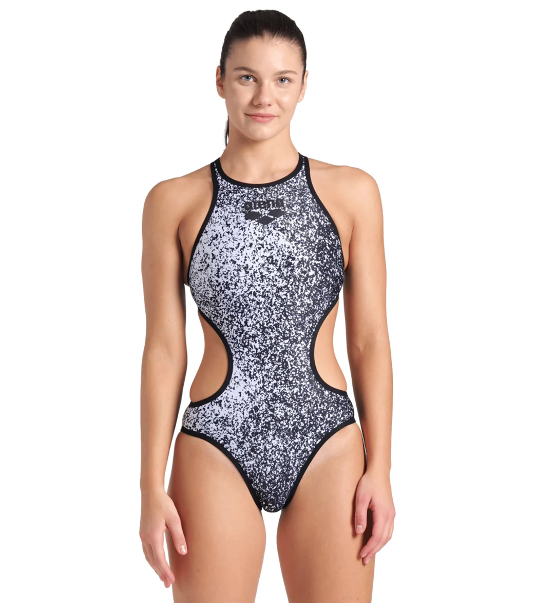 Arena Women's One Paints Tech Back One Piece Swimsuit - Image 12