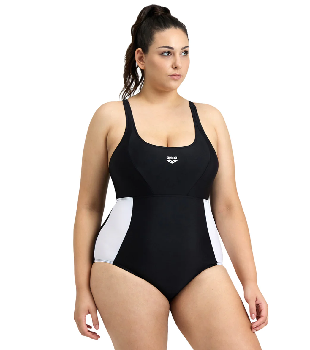 Arena Women's Plus Size Control Panel Pro Back One Piece Swimsuit - Image 8