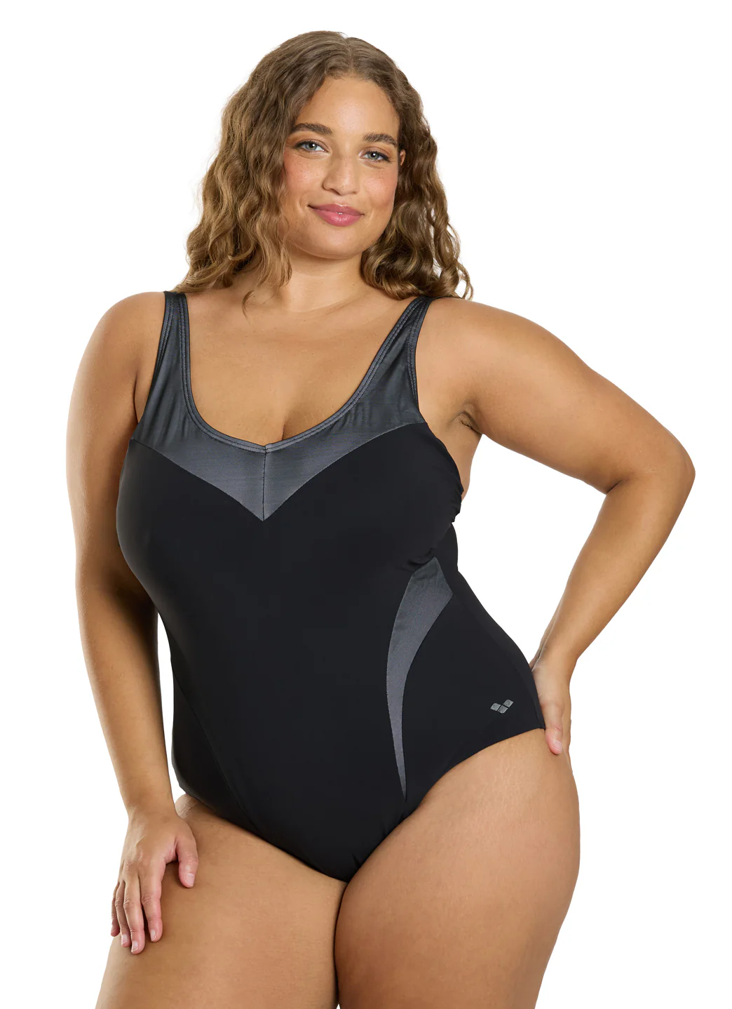 Arena Women's Plus Size Isabel Light Cross Back One Piece Swimsuit - Image 2