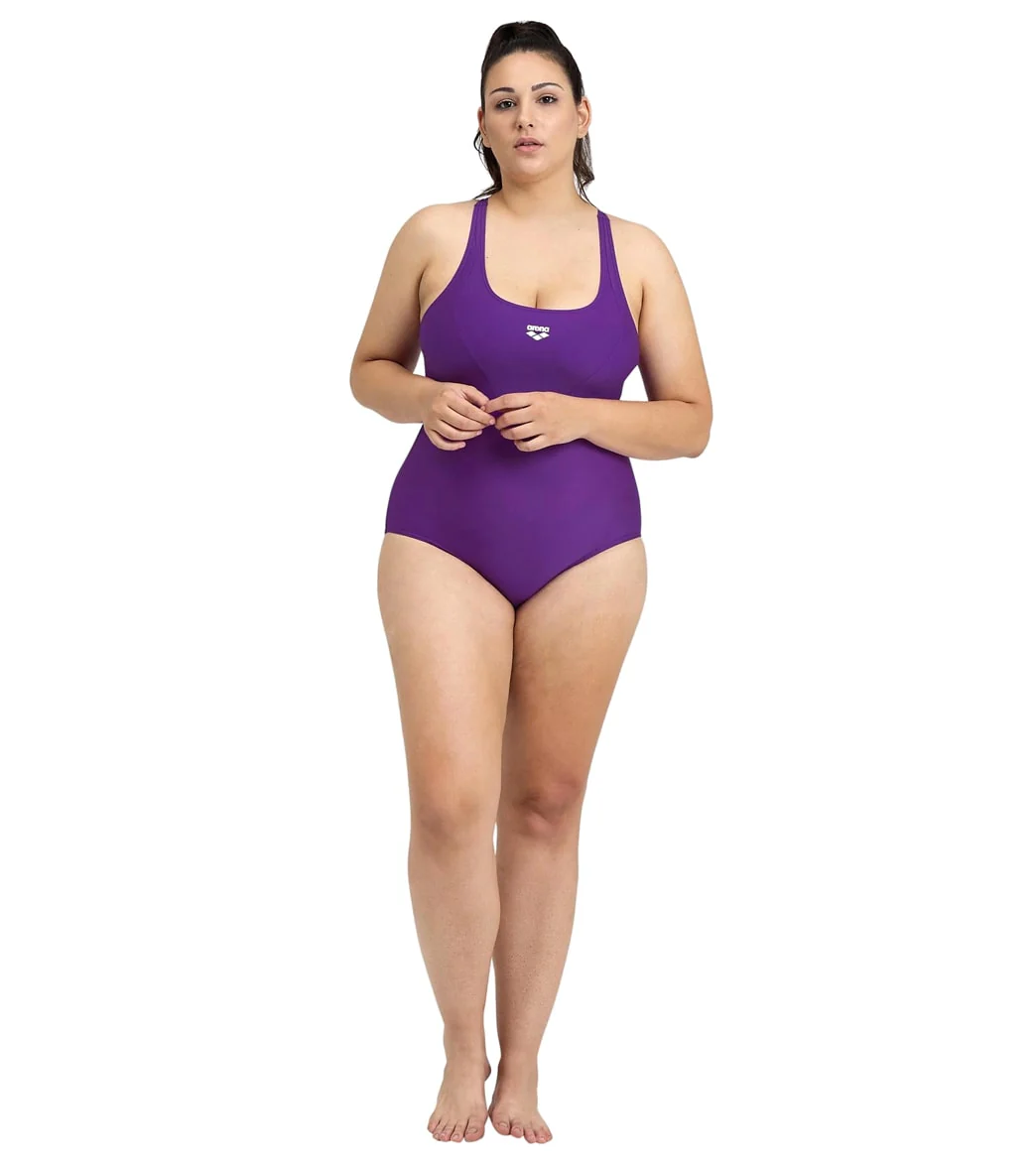 Arena Women's Plus Size Solid Control Pro Back Plus One Piece Swimsuit - Image 16