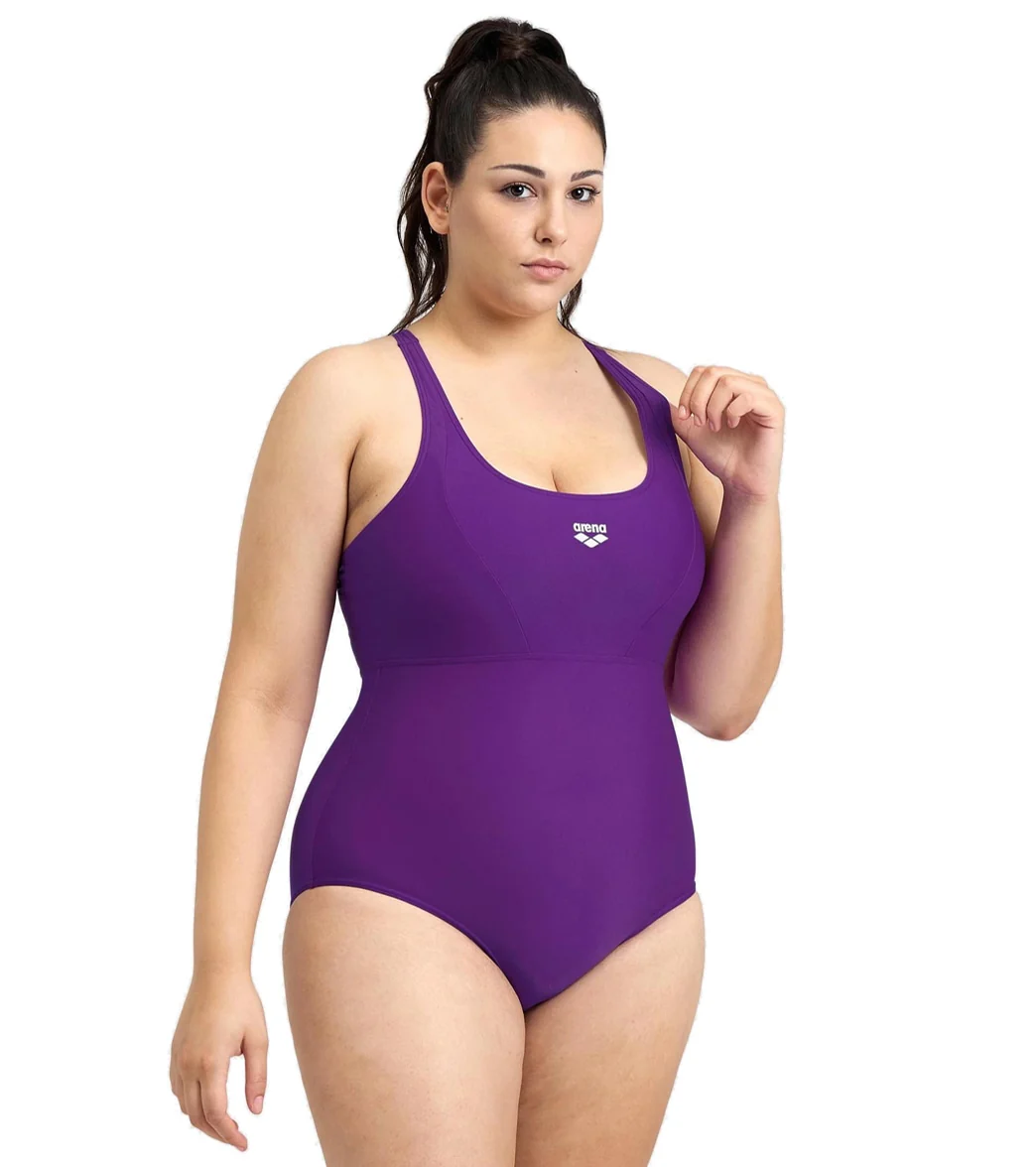 Arena Women's Plus Size Solid Control Pro Back Plus One Piece Swimsuit - Image 19