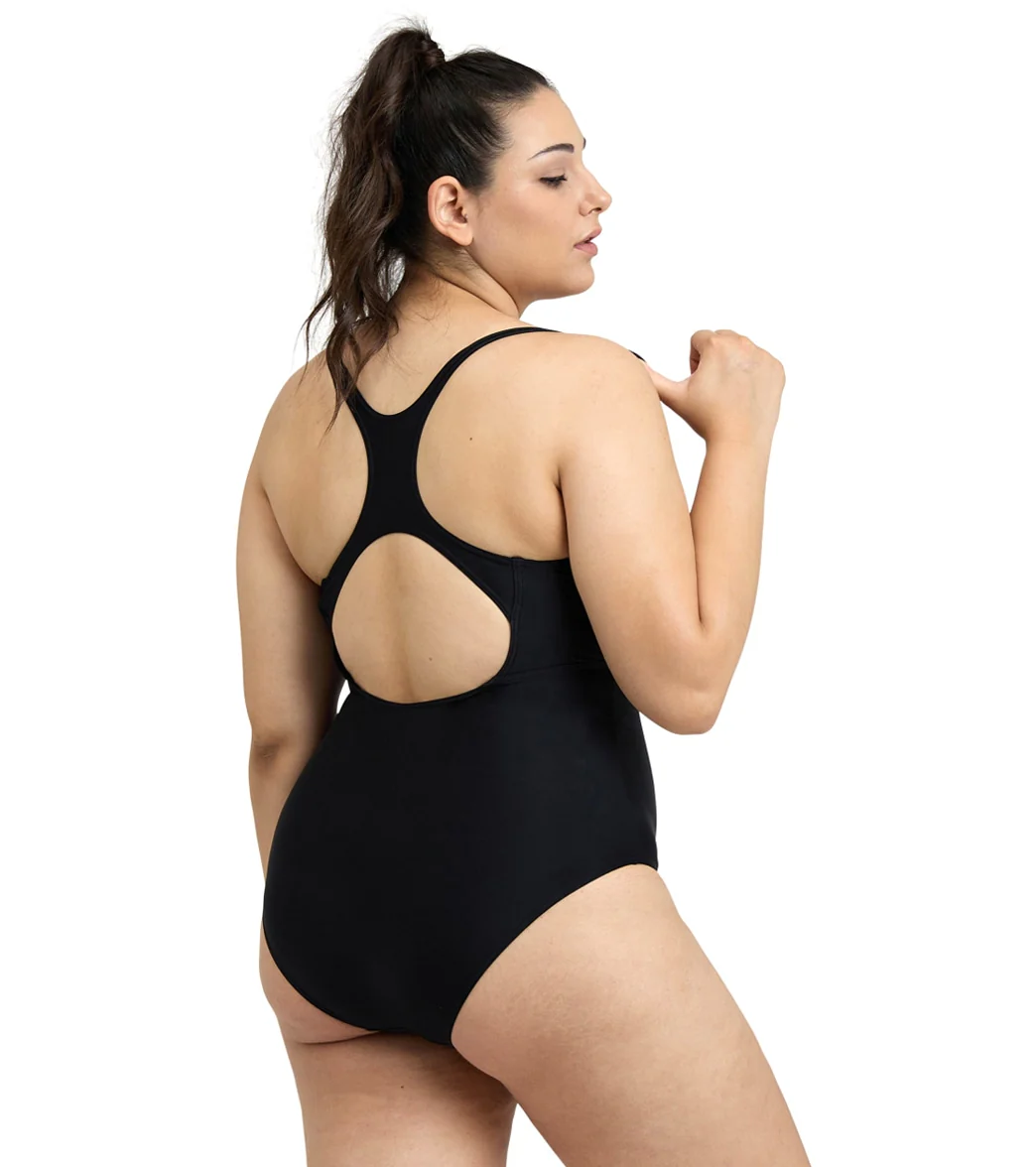 Arena Women's Plus Size Solid Control Pro Back Plus One Piece Swimsuit - Image 21