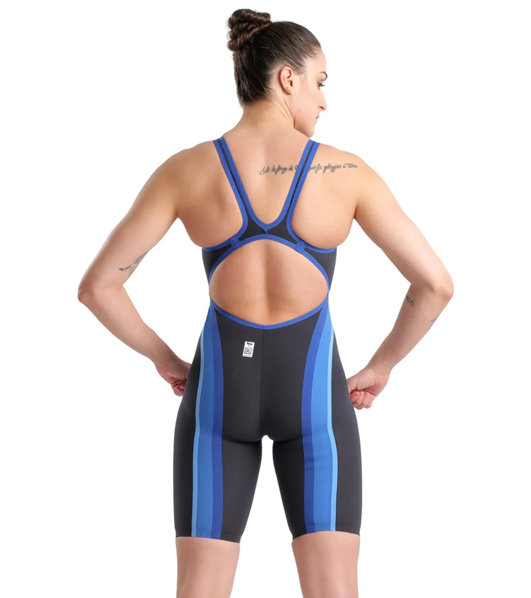 Arena Women's Powerskin Carbon Core FX SL Anthracite Limited Edition Open Back Tech Suit Swimsuit - Image 2