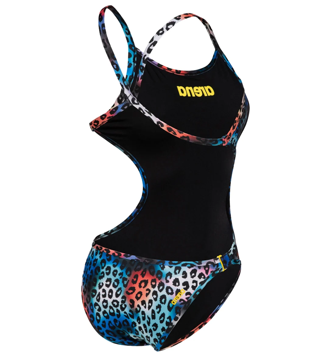 Arena Women's Rule Breaker Hooked Reversible One Piece Swimsuit - Image 13