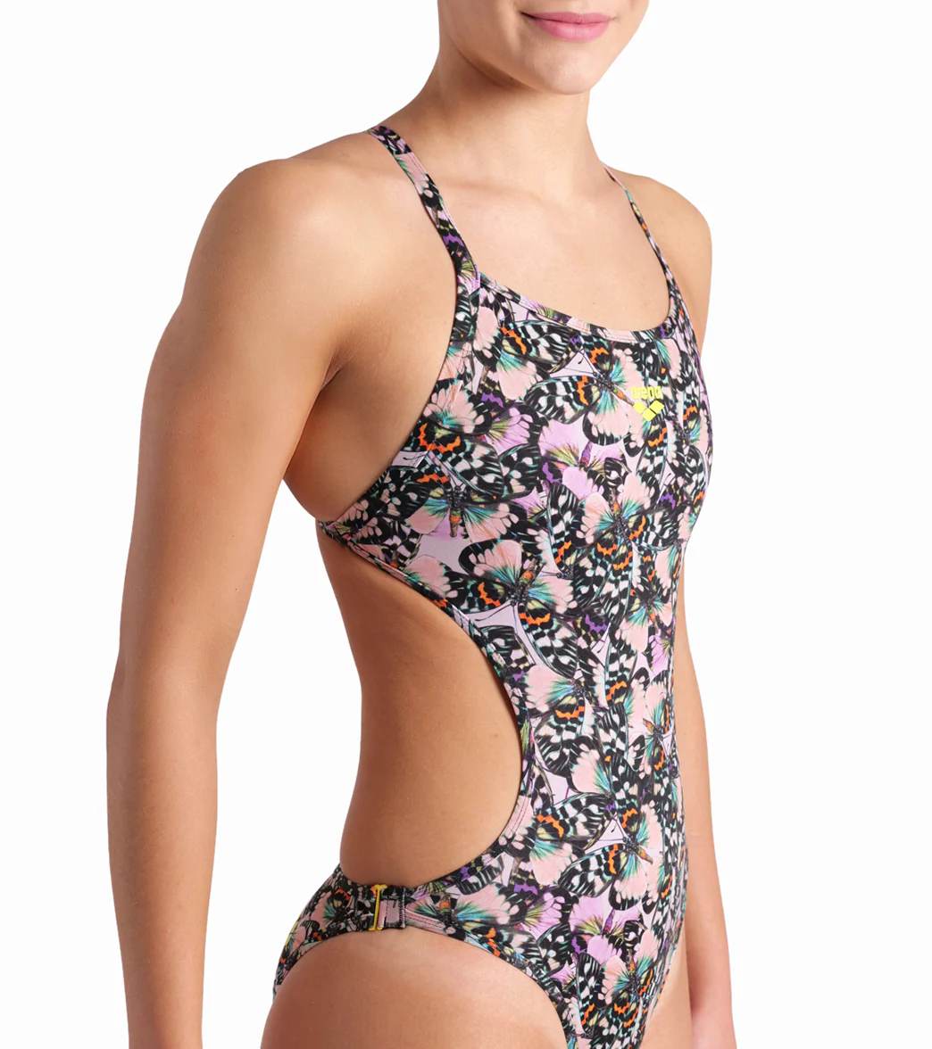 Arena Women's Rule Breaker Hooked Reversible One Piece Swimsuit - Image 19