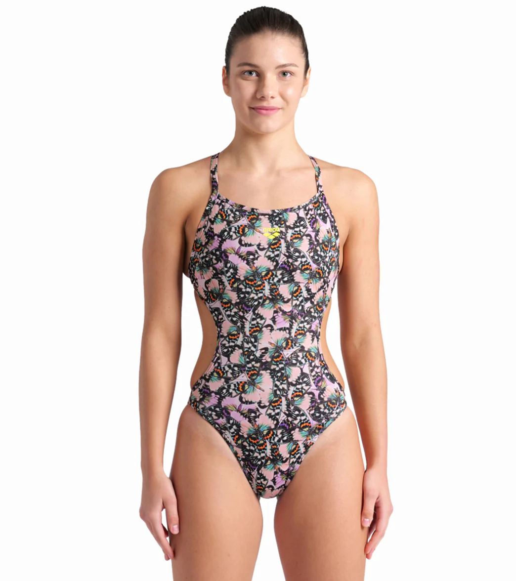 Arena Women's Rule Breaker Hooked Reversible One Piece Swimsuit - Image 41