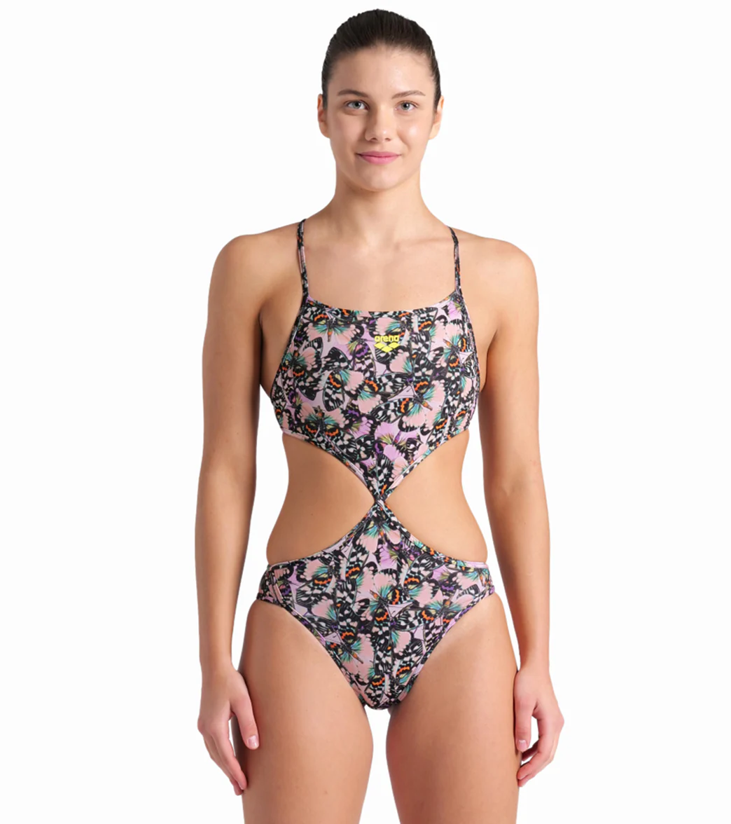 Arena Women's Rule Breaker Twist'N'Mix One Piece Swimsuit - Image 21