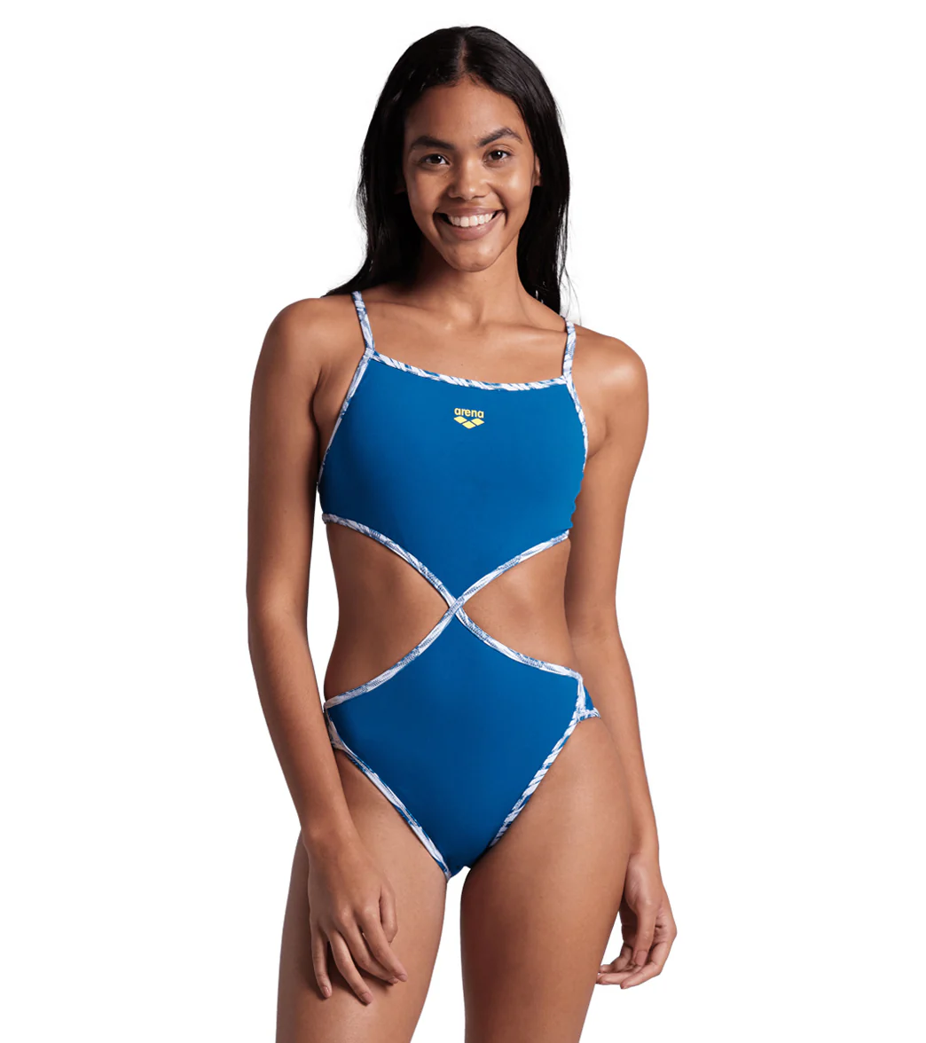Arena Women's Rule Breaker Twist'N'Mix One Piece Swimsuit - Image 25