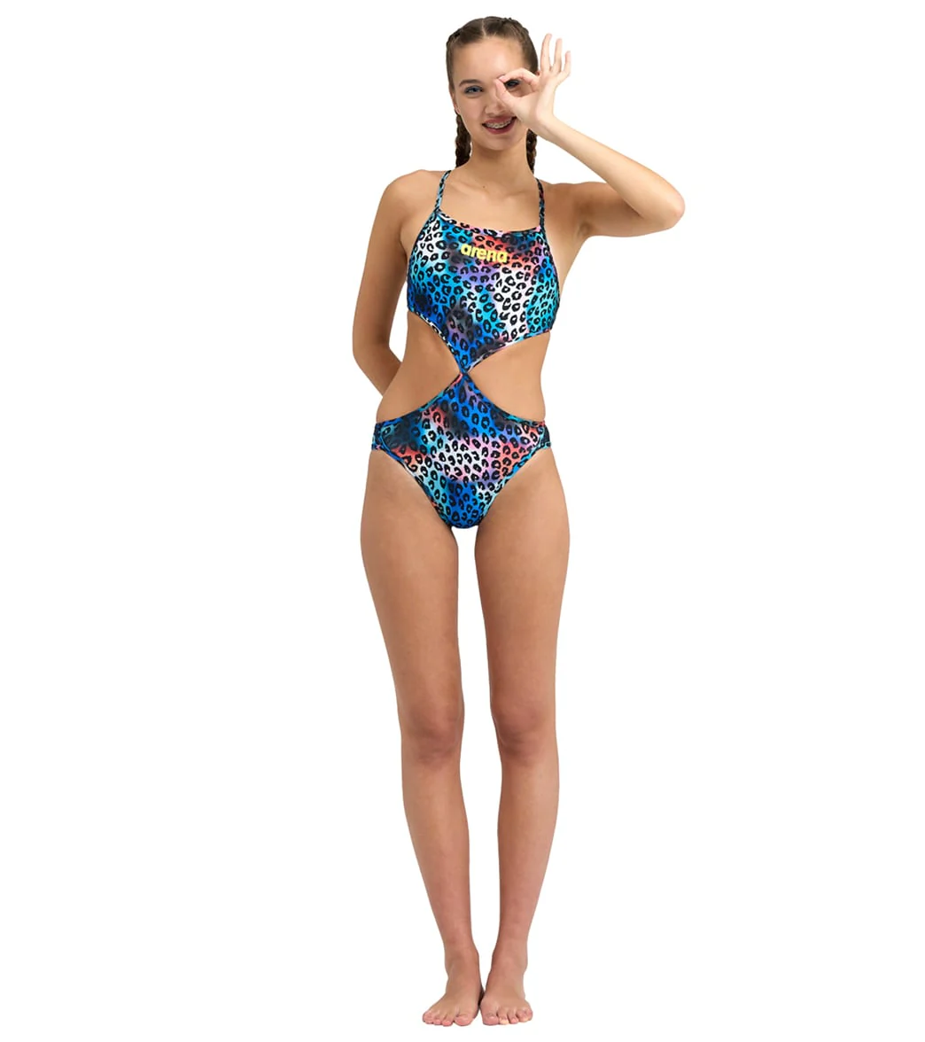 Arena Women's Rule Breaker Twist'N'Mix One Piece Swimsuit - Image 38