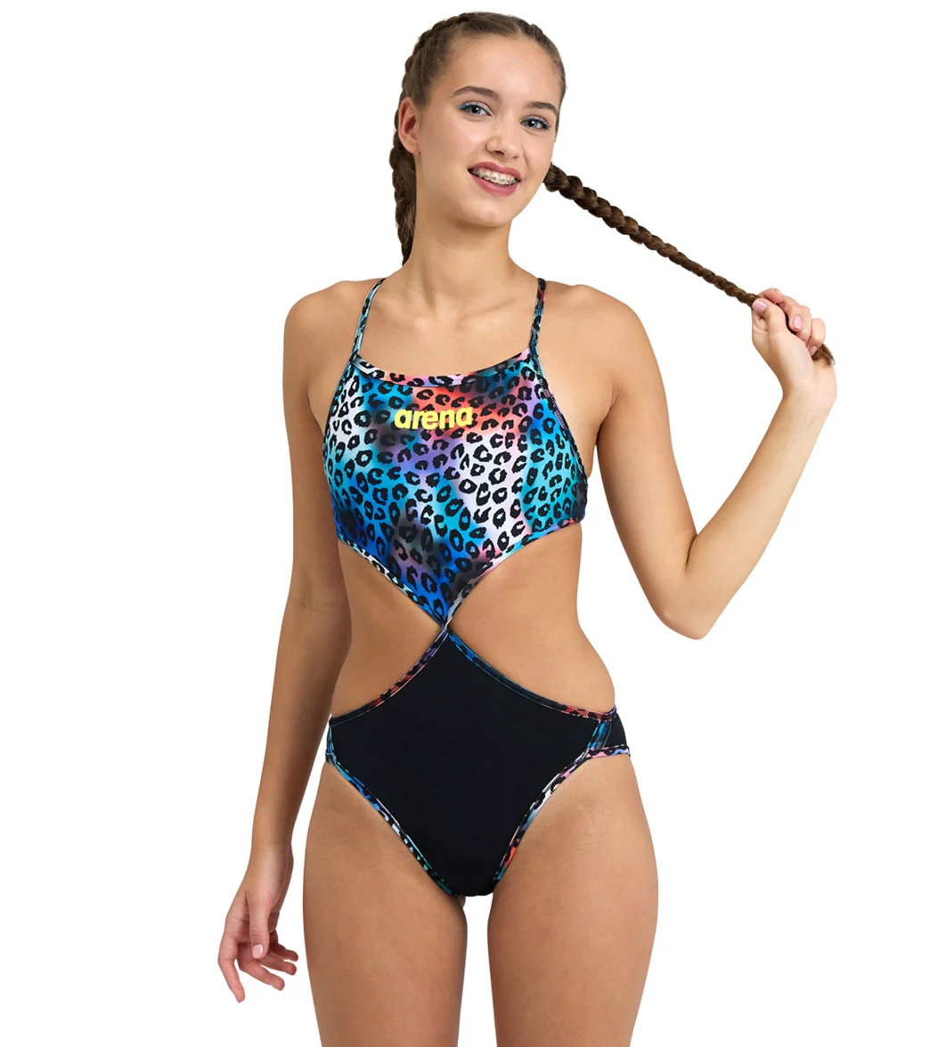 Arena Women's Rule Breaker Twist'N'Mix One Piece Swimsuit - Image 42
