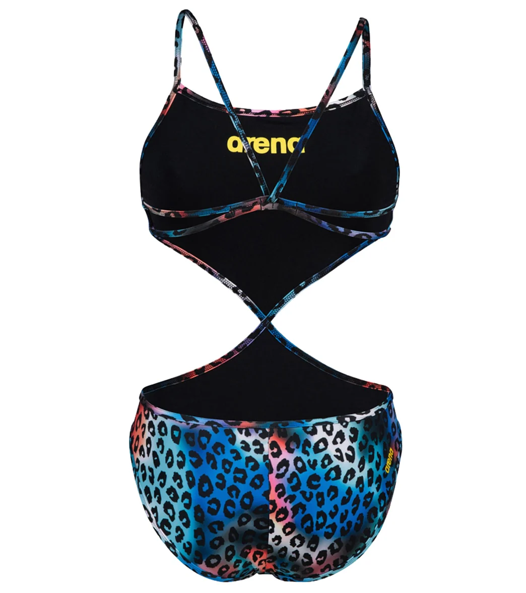 Arena Women's Rule Breaker Twist'N'Mix One Piece Swimsuit - Image 49