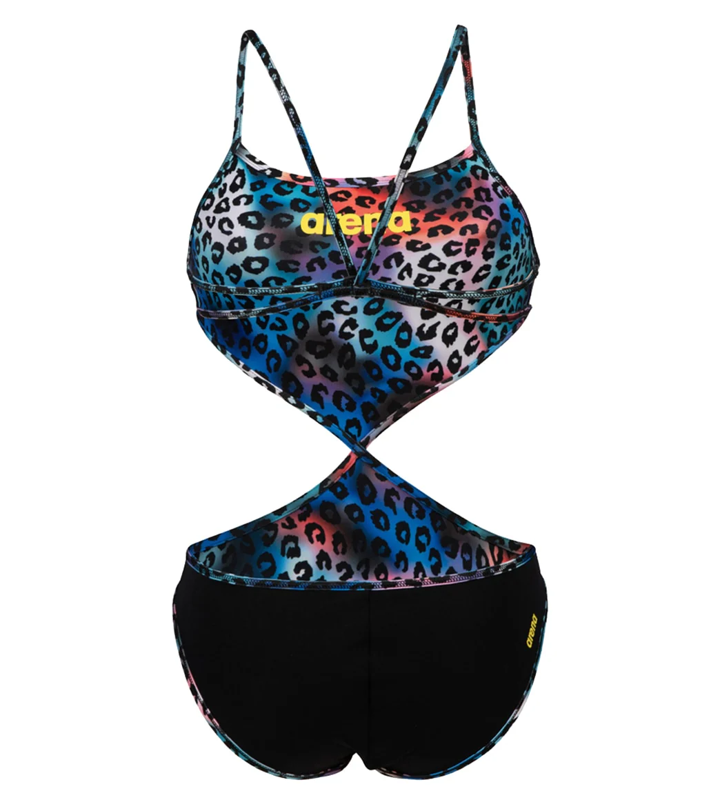Arena Women's Rule Breaker Twist'N'Mix One Piece Swimsuit - Image 51