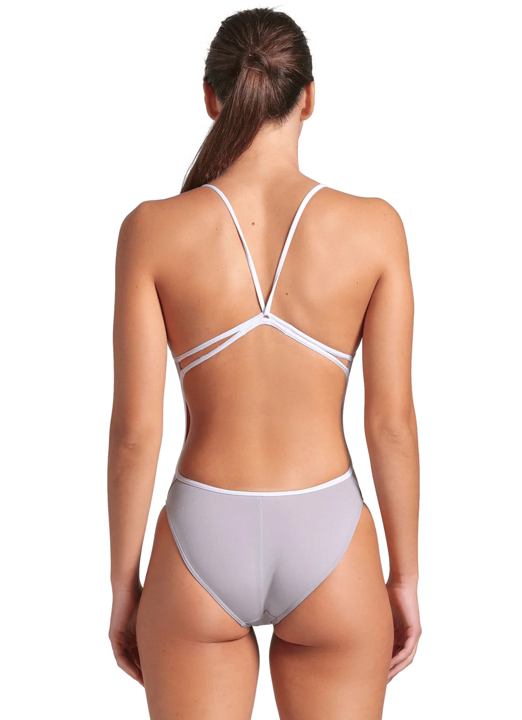 Arena Women's Solid Lace Back One Piece Swimsuit - Image 140