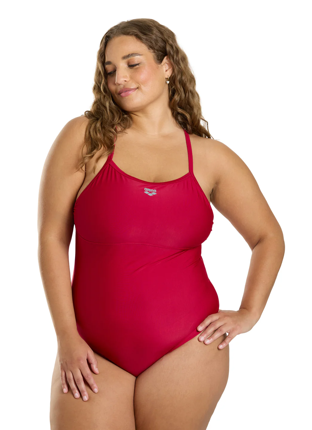 Arena Women's Solid Light Drop Back Chlorine Resistant One Piece Swimsuit - Image 50