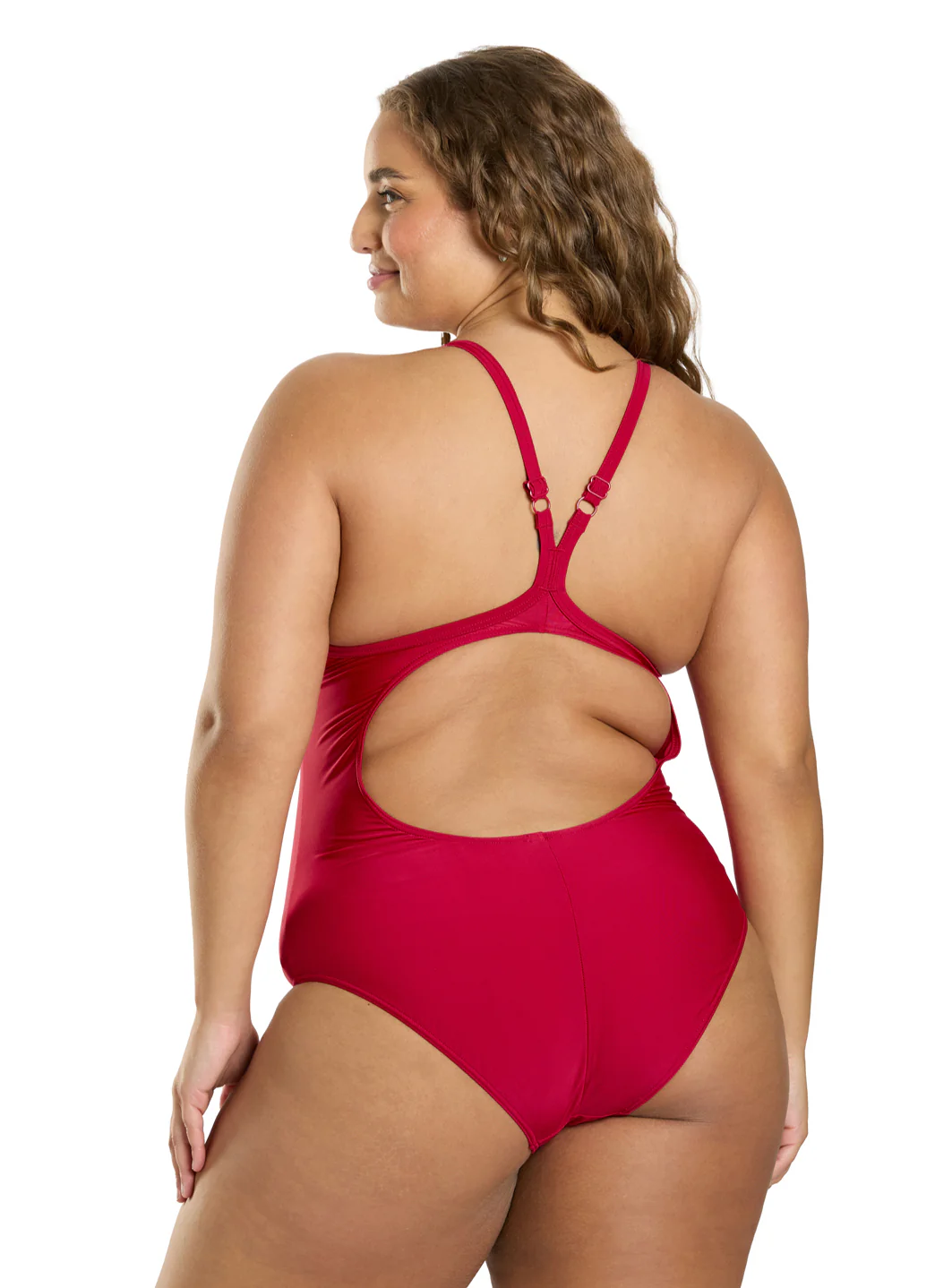 Arena Women's Solid Light Drop Back Chlorine Resistant One Piece Swimsuit - Image 53