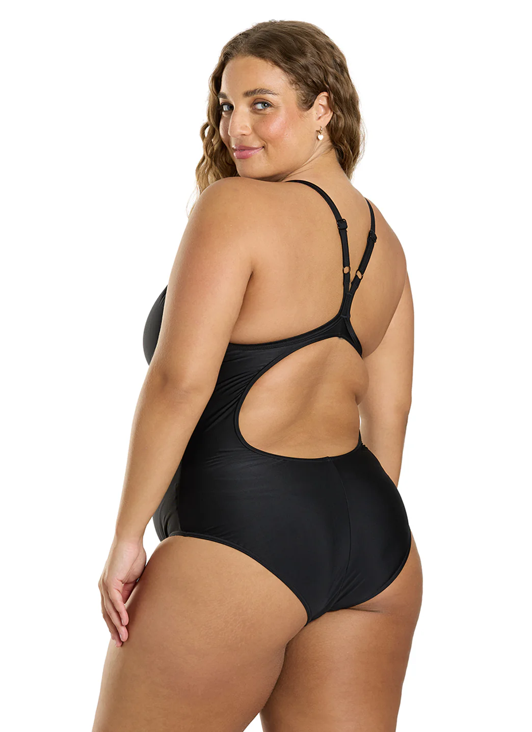 Arena Women's Solid Light Drop Back Chlorine Resistant One Piece Swimsuit - Image 95