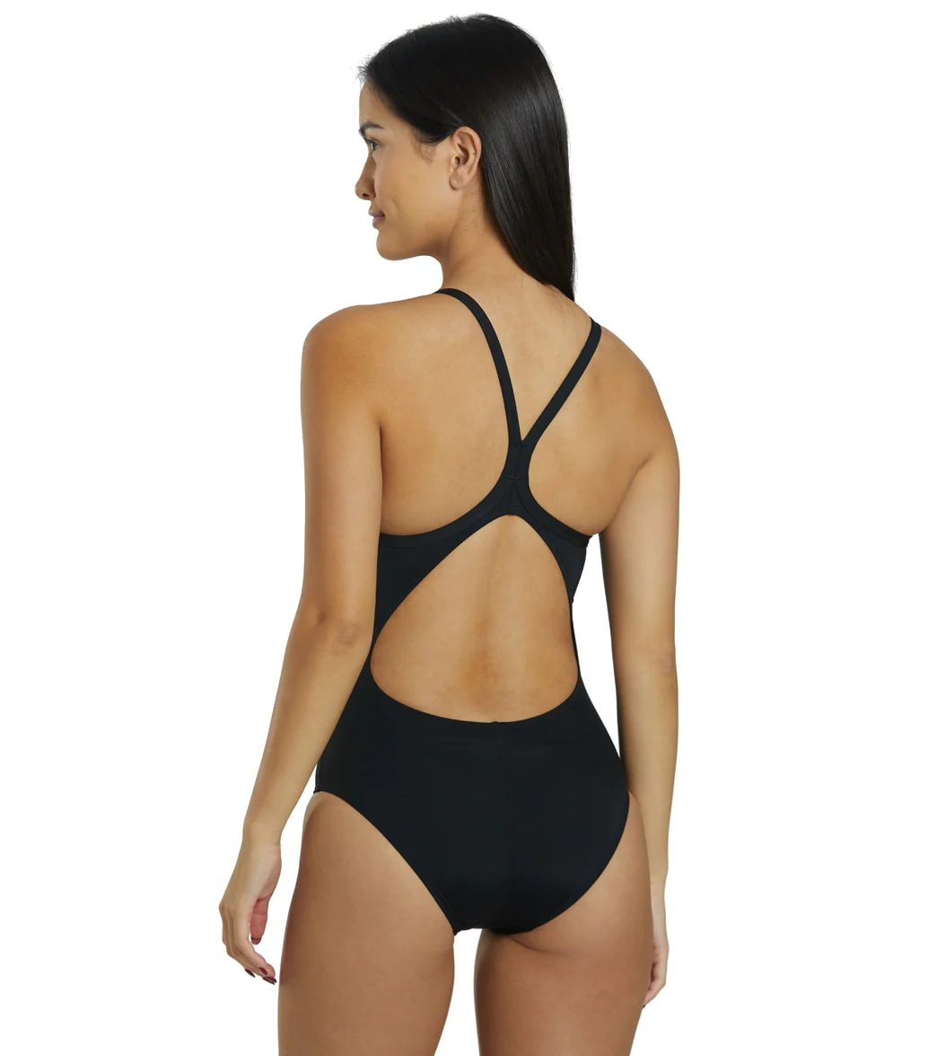 Arena Women's Solid Light Drop Back One Piece Swimsuit - Image 13