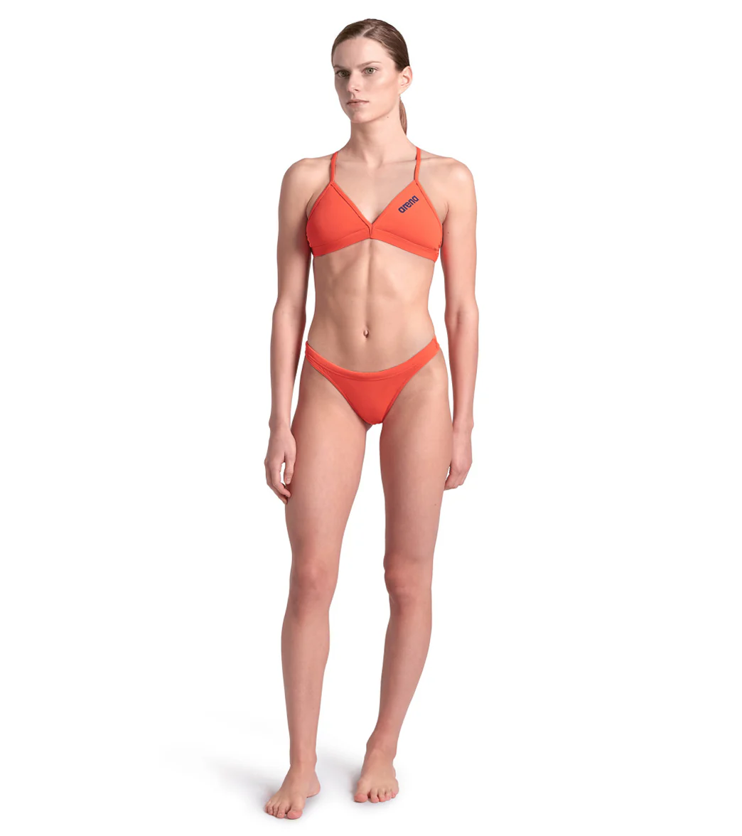 Arena Women's Solid Tie Back Bikini Top - Image 96