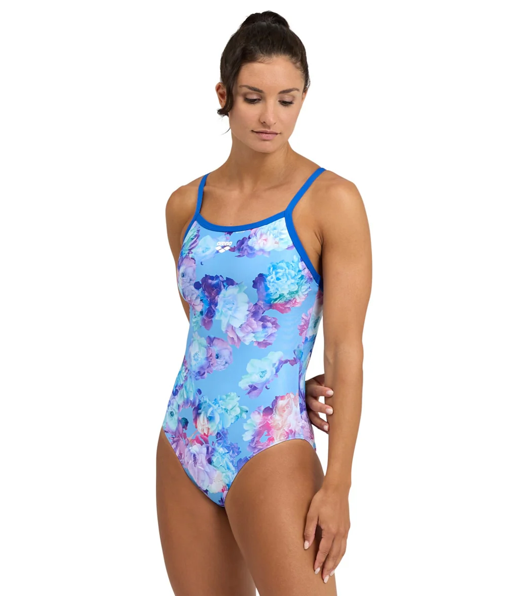 Arena Women's Spring Garden Light Drop Back One Piece Swimsuit - Image 3