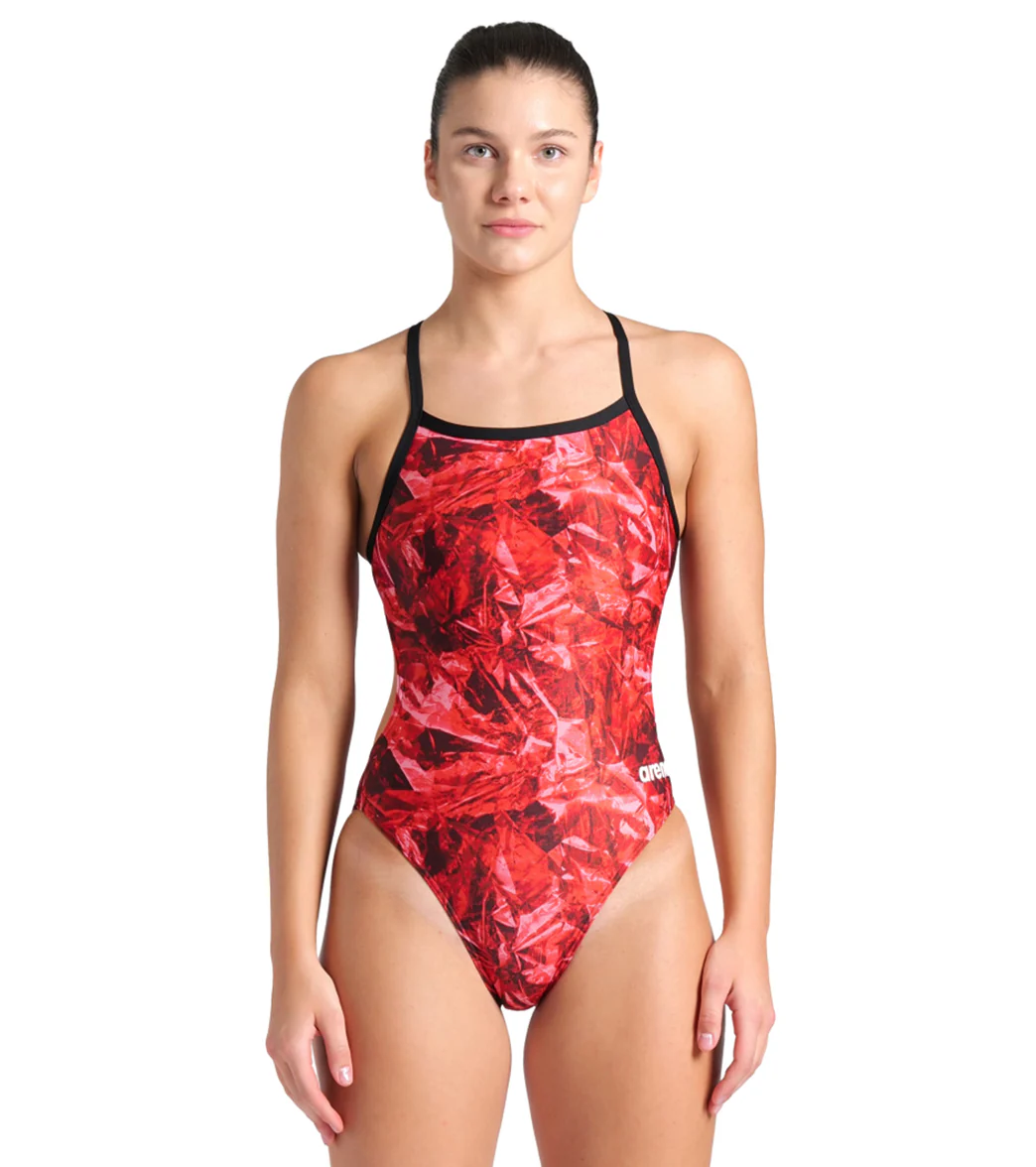 Arena Women's Team Crackle Challenge Back One Piece Swimsuit - Image 17