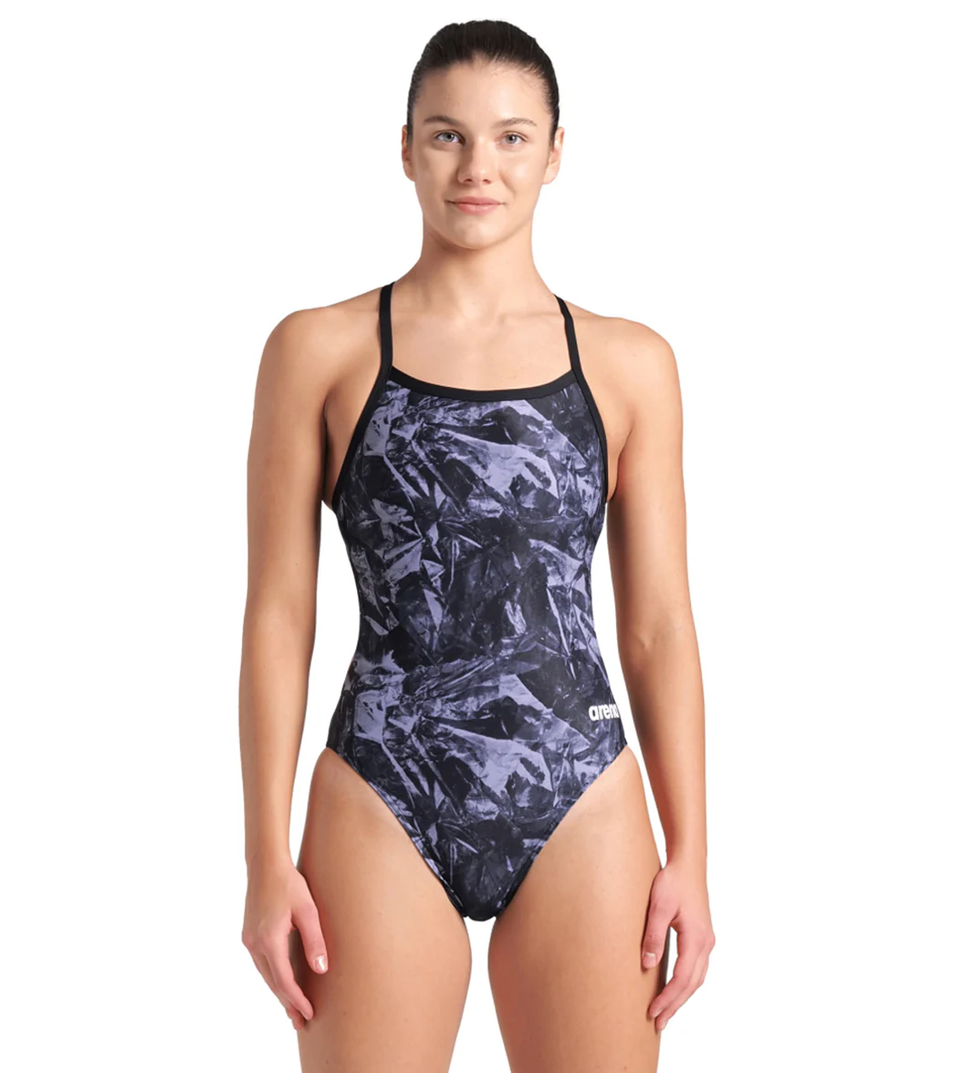 Arena Women's Team Crackle Challenge Back One Piece Swimsuit - Image 23