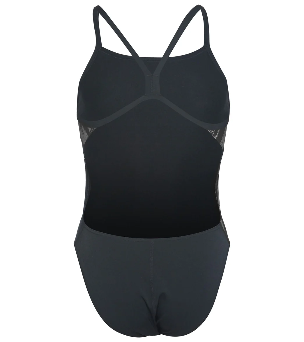 Arena Women's Team Painted Stripes Challenge Back One Piece Swimsuit - Image 16