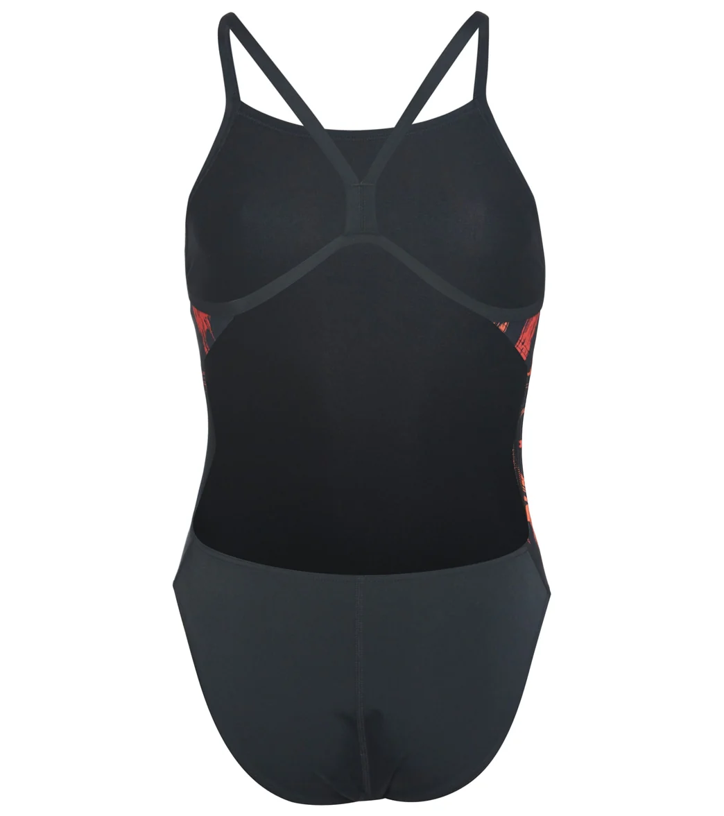 Arena Women's Team Painted Stripes Challenge Back One Piece Swimsuit - Image 25