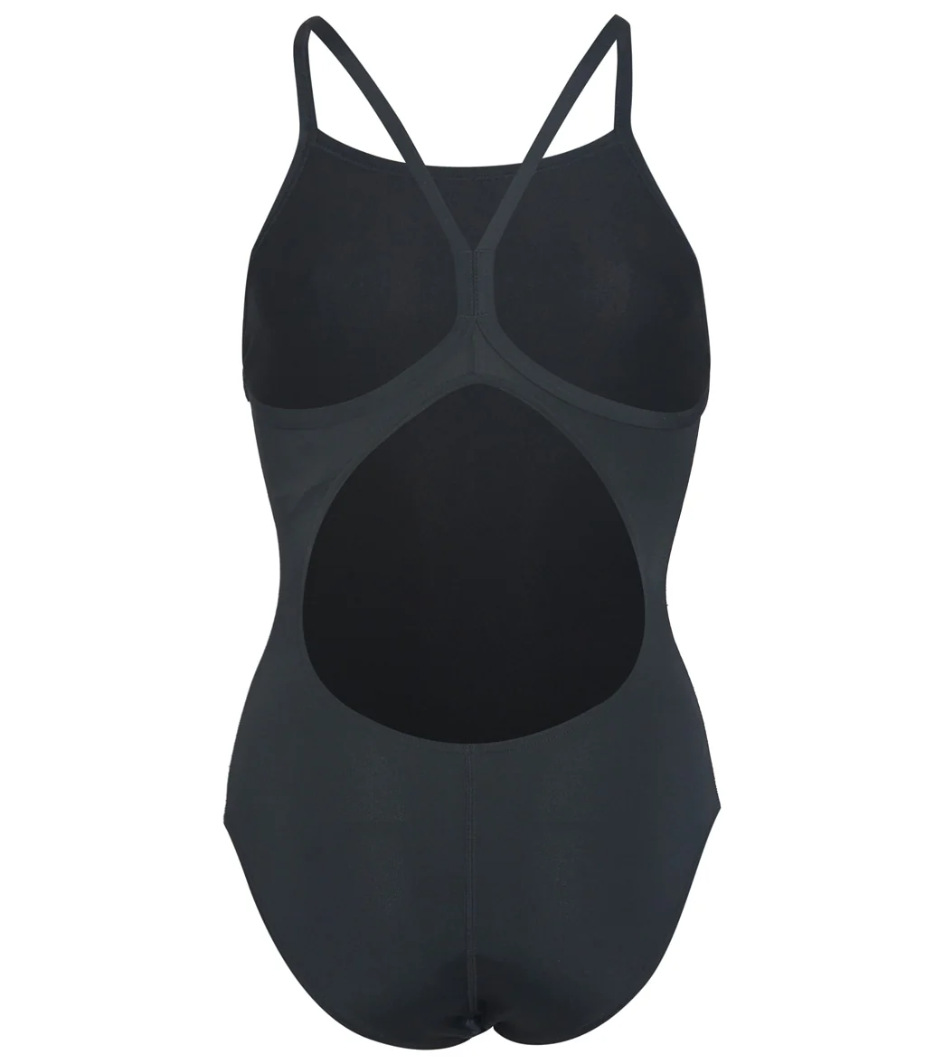 Arena Women's Team Painted Stripes Light Drop Back One Piece Swimsuit - Image 36