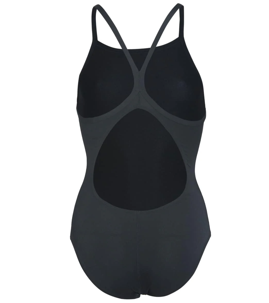 Arena Women's Team Painted Stripes Light Drop Back One Piece Swimsuit - Image 45