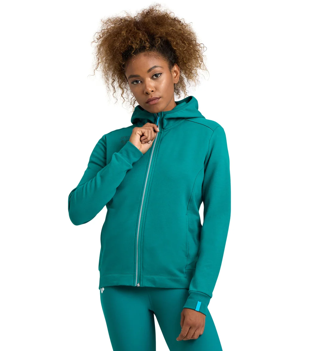 Arena Women's Team Panel Front Zipped Hooded Jacket - Image 22