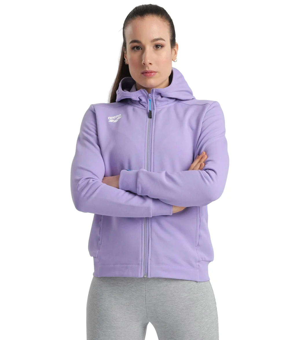Arena Women's Team Panel Front Zipped Hooded Jacket - Image 23
