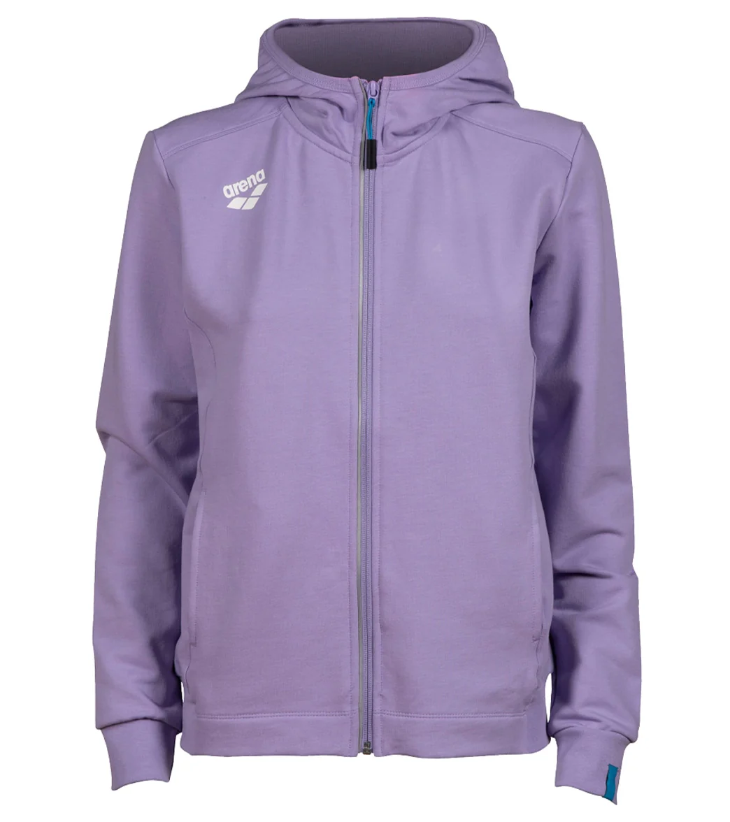 Arena Women's Team Panel Front Zipped Hooded Jacket - Image 26