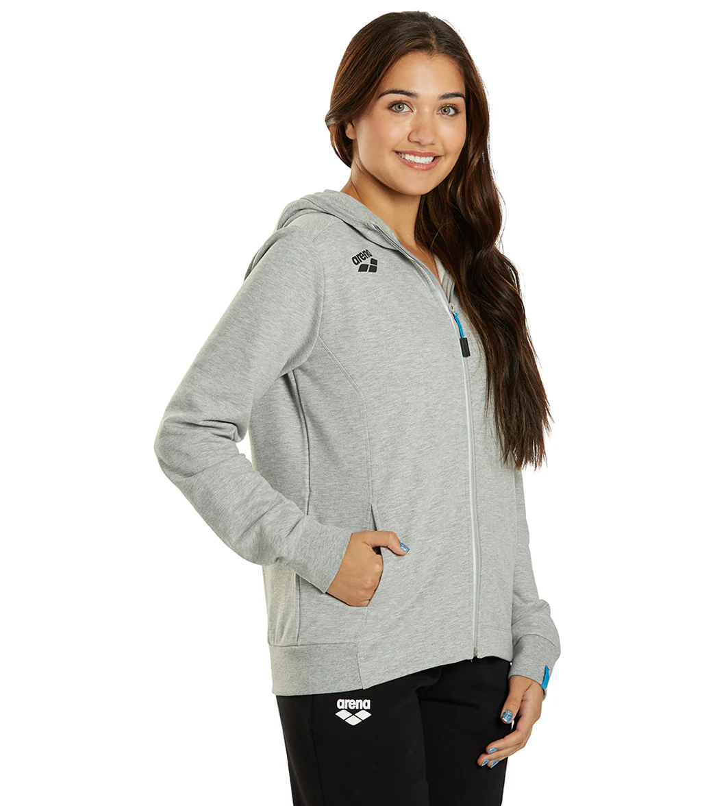 Arena Women's Team Panel Front Zipped Hooded Jacket - Image 42