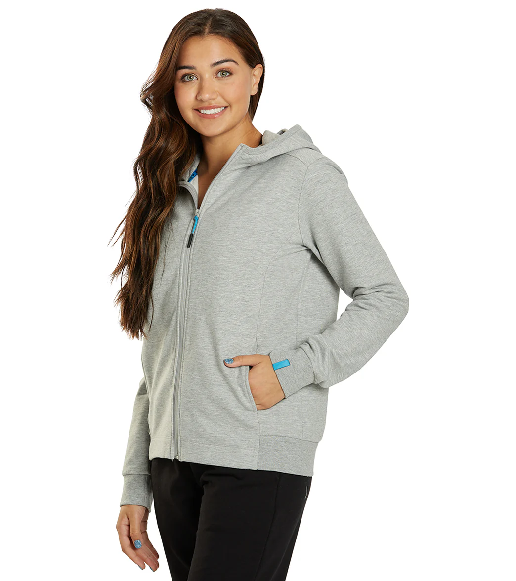 Arena Women's Team Panel Front Zipped Hooded Jacket - Image 44