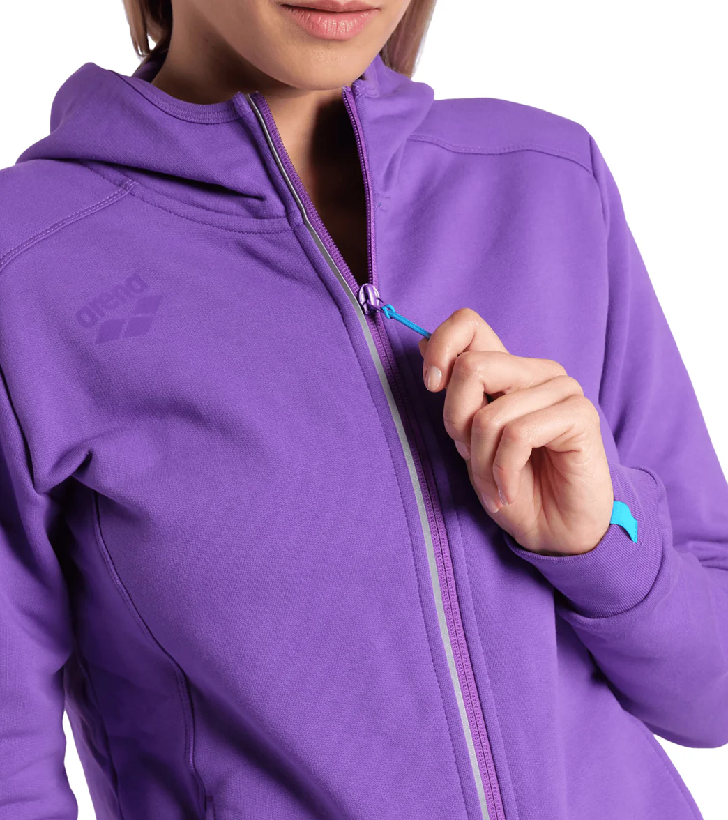 Arena Women's Team Panel Front Zipped Hooded Jacket - Image 50