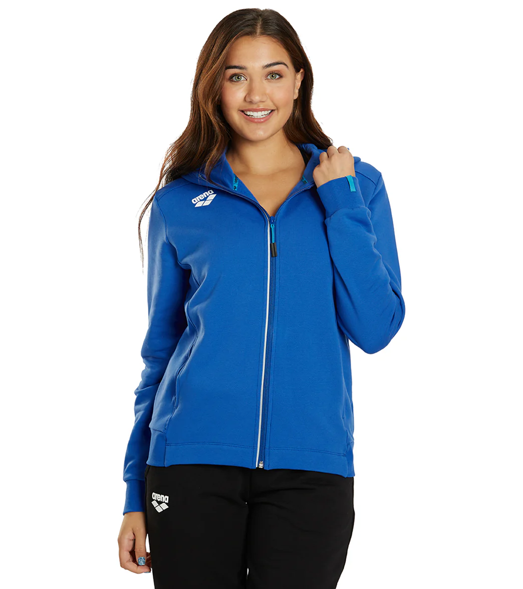 Arena Women's Team Panel Front Zipped Hooded Jacket - Image 61