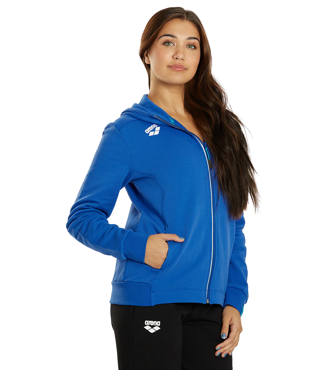 Arena Women's Team Panel Front Zipped Hooded Jacket - Image 62