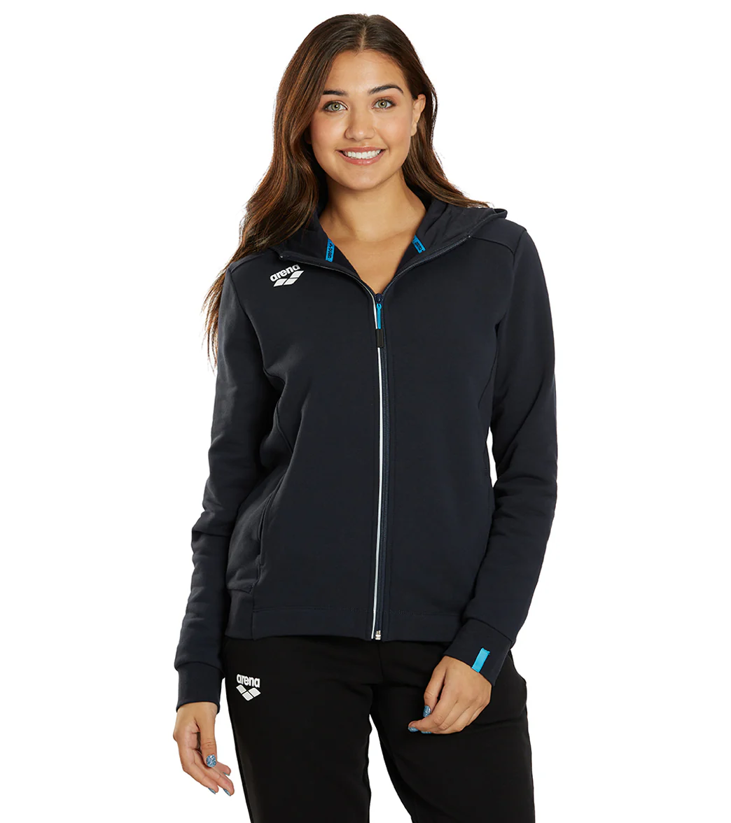 Arena Women's Team Panel Front Zipped Hooded Jacket - Image 72