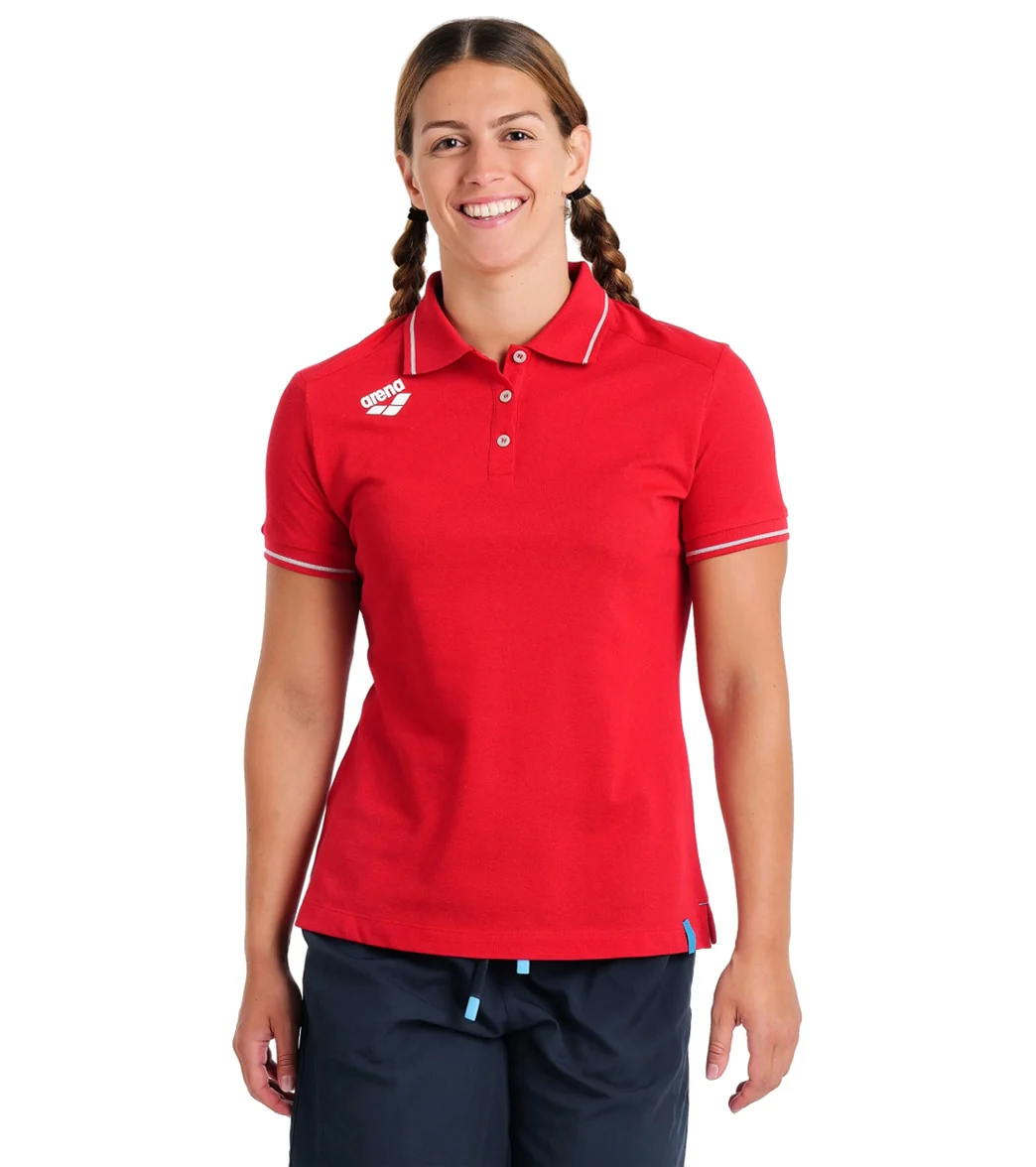 Arena Women's Team Solid Cotton Polo Shirt - Image 36