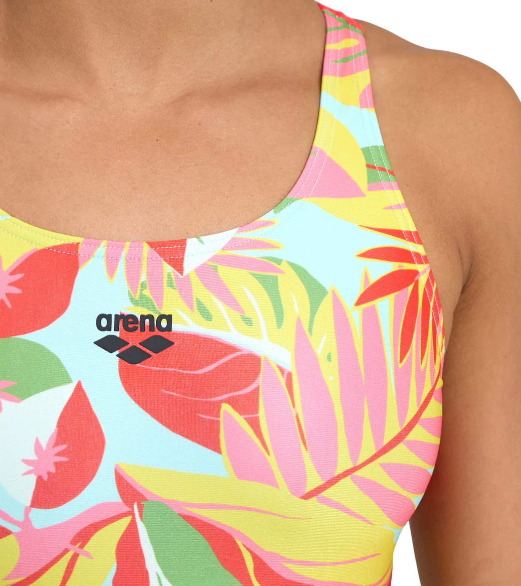 Arena Women's Tropic Control Pro Back Low One Piece Swimsuit - Image 11