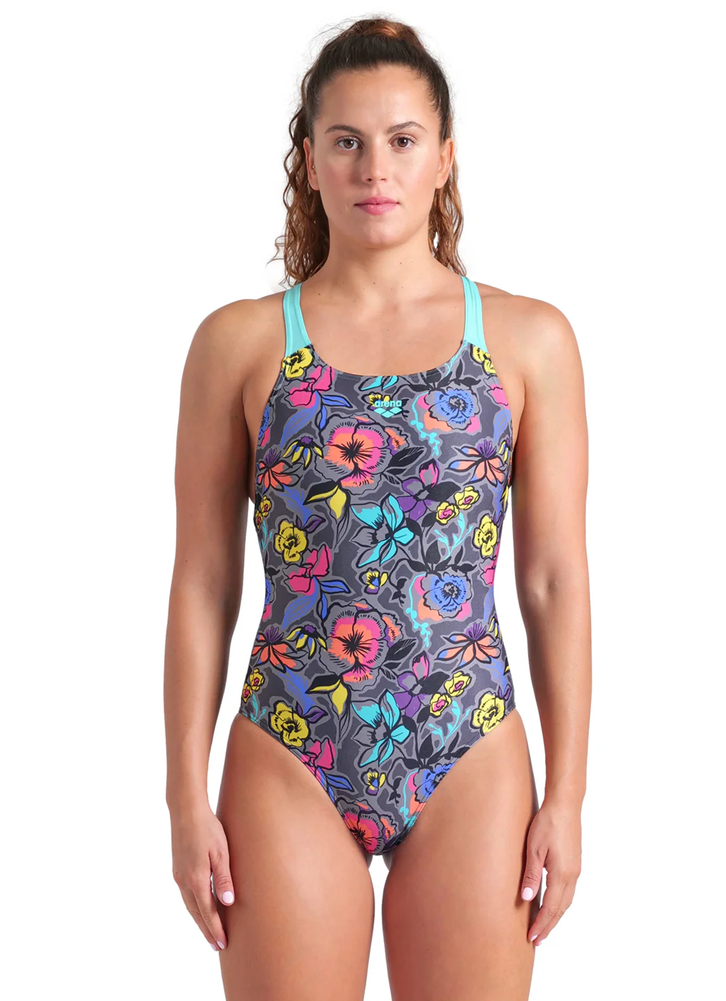 Arena Women's Vivid Repeat Pro Back One Piece Swimsuit - Image 3