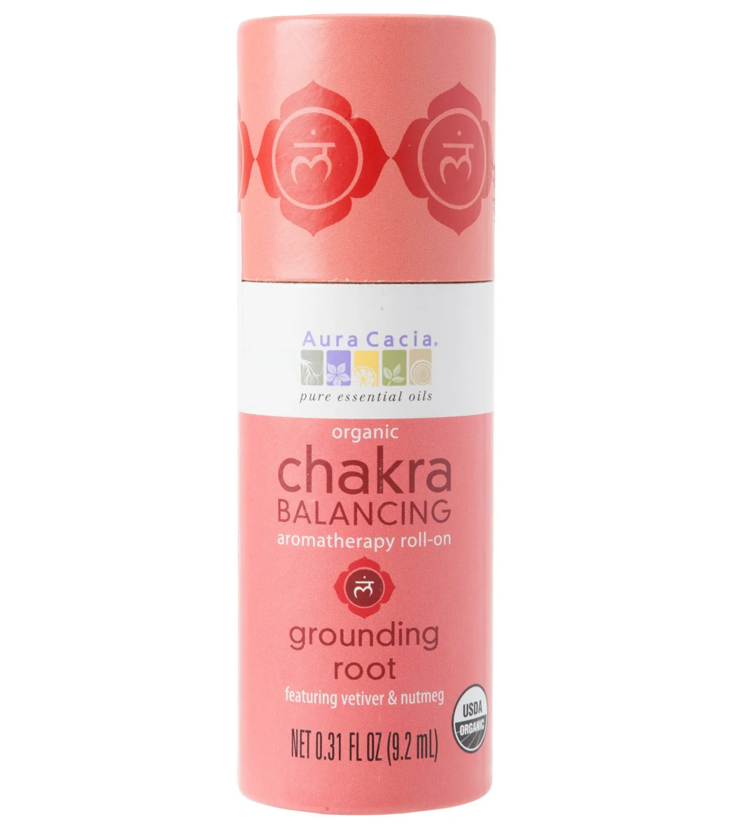 Aura Cacia Grounding Root Organic Chakra Balancing Roll On