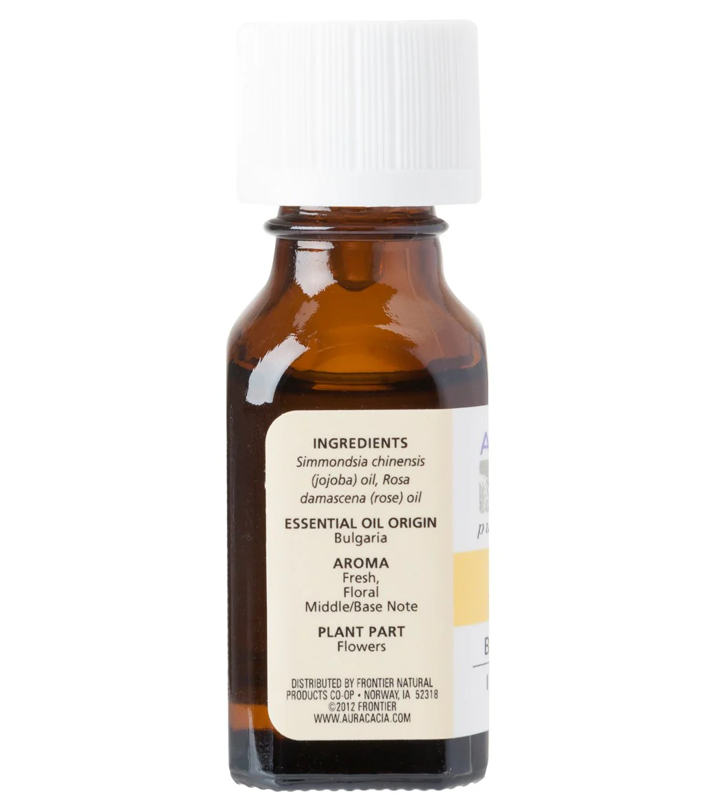 Aura Cacia Rose Otto (in jojoba oil) - Precious Essentials - Image 2