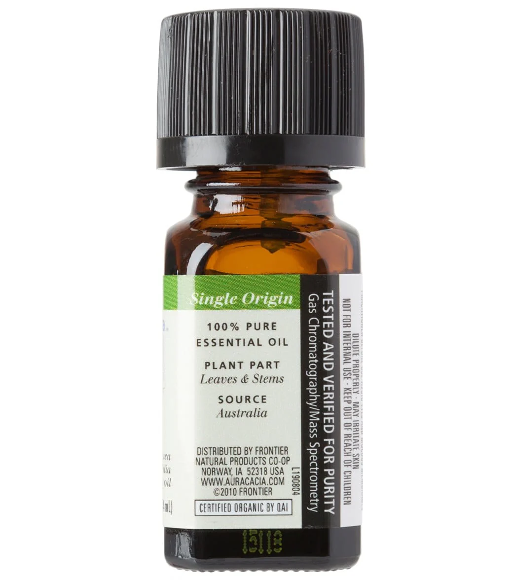 Aura Cacia Tea Tree Certified Organic 100% Pure Essential Oil - 0.25% - Image 2