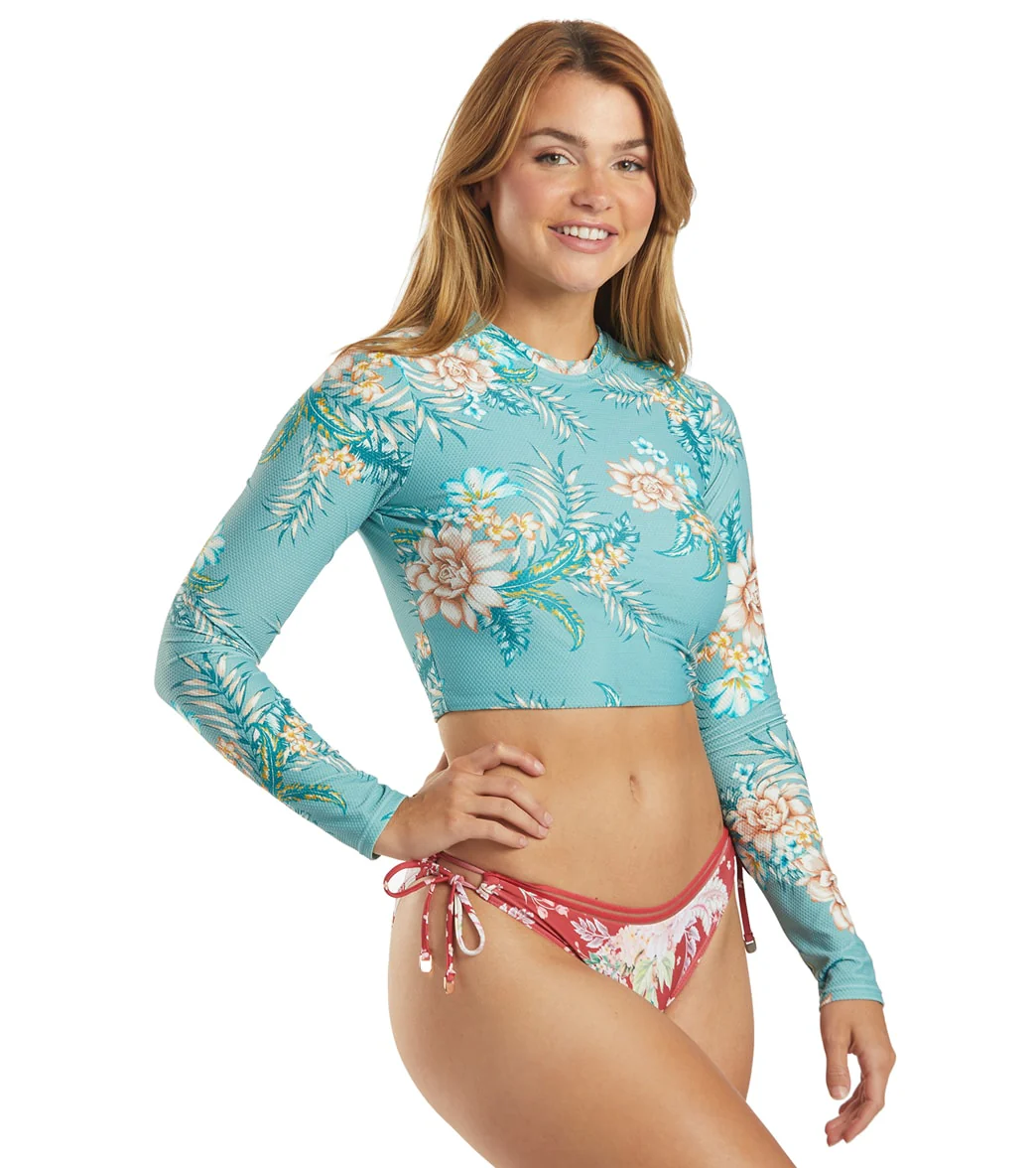 Azura Women's Azura Mexicali Long Sleeve Crop Rash Guard - Image 2