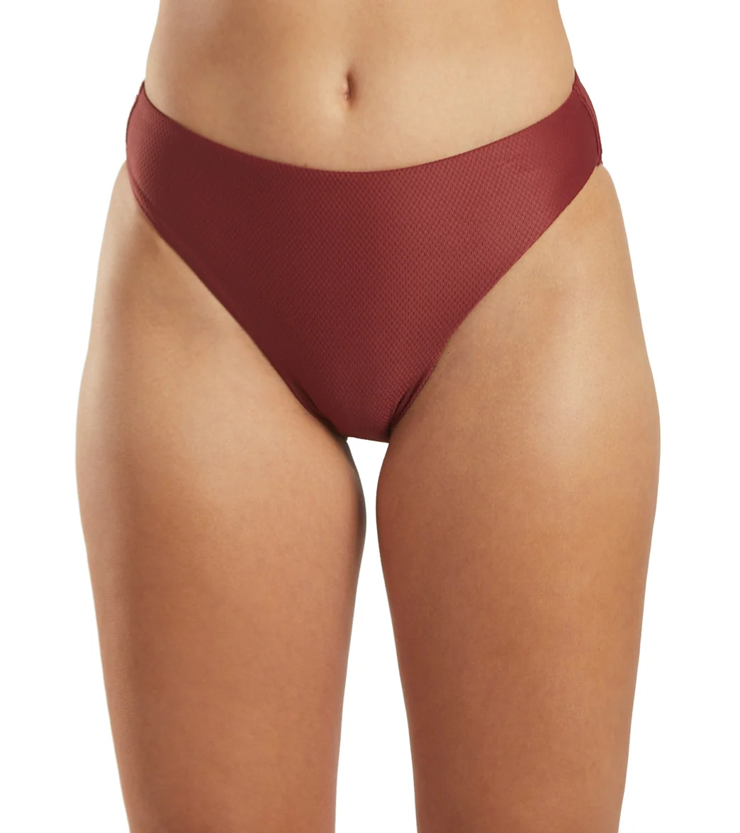 Azura Women's Azura Pique Classic Bikini Bottom - Image 11