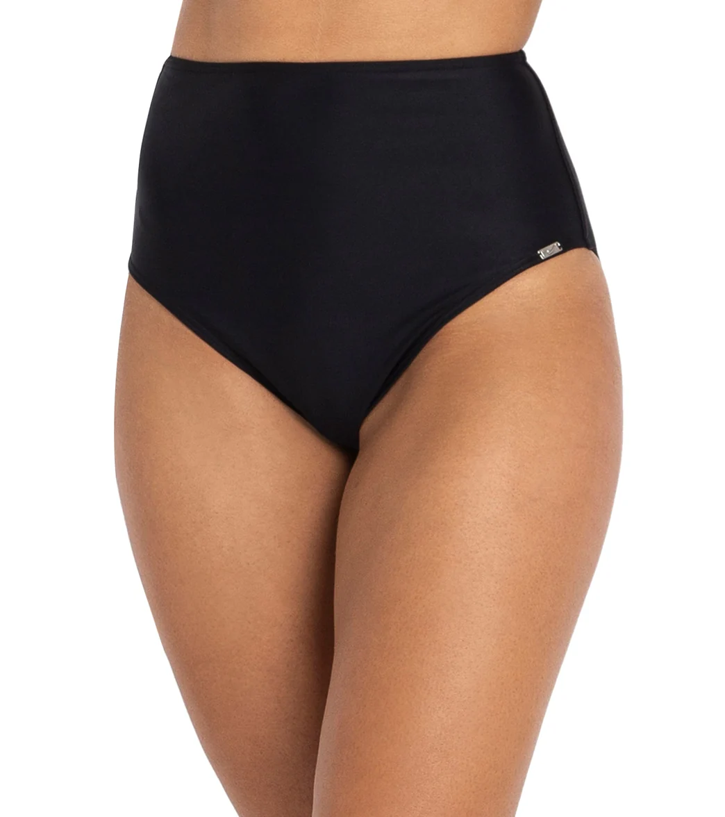 Azura Women's Contour Basic High Waist Bikini Bottom - Image 6