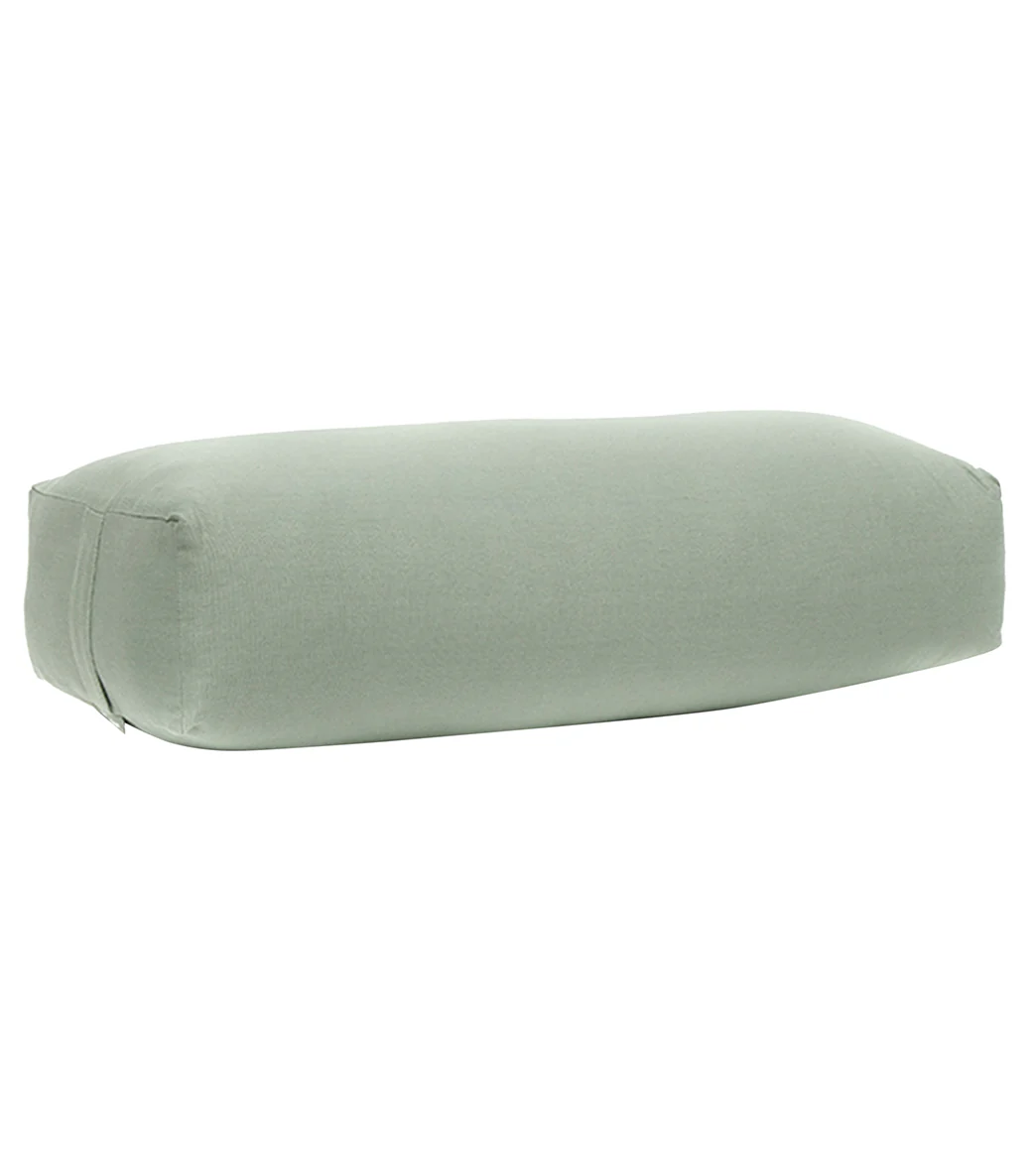 B, Halfmoon Essential Cotton Rectangular Bolster - Image 9