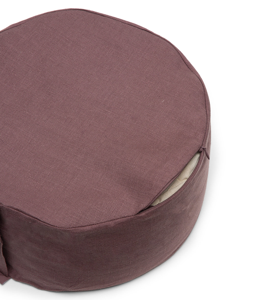 B, Halfmoon Linen Mod Meditation Cushion - Image 10